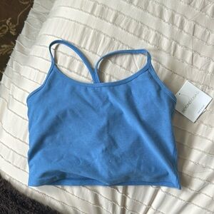 Beyond Yoga Sky Blue Heather Set size L workout set, never worn,new - super soft